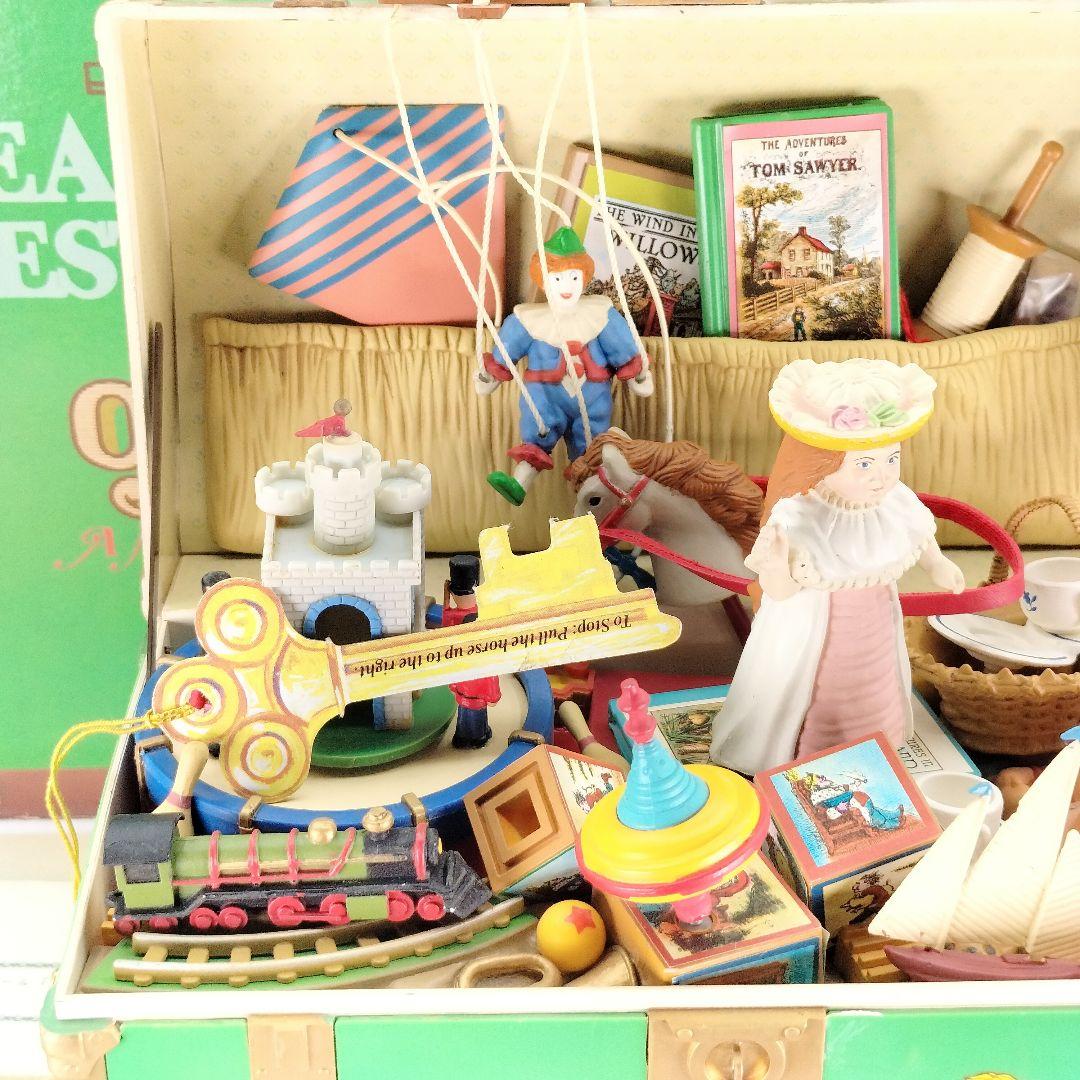 レトロ エネスコ トレジャーチェスト オルゴール 宝箱 おもちゃ箱 かわいい