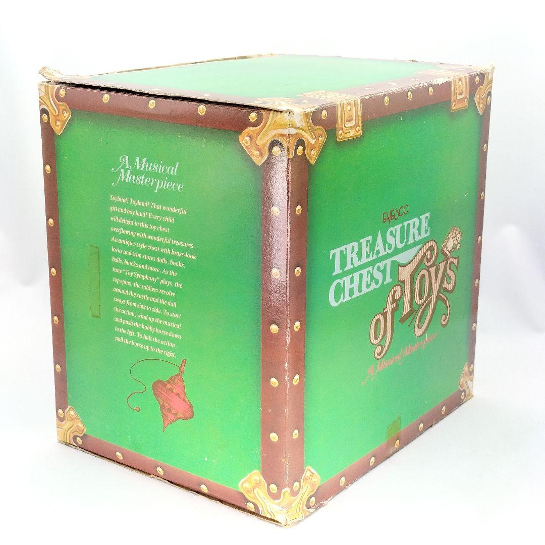 レトロ エネスコ トレジャーチェスト オルゴール 宝箱 おもちゃ箱 かわいい