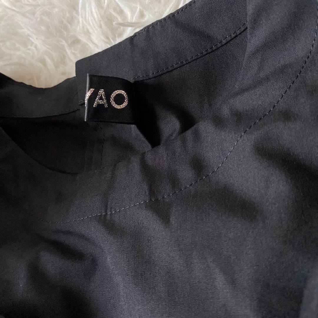 Ray BEAMS 【別注】MIYAO / フリル ブラウス　黒