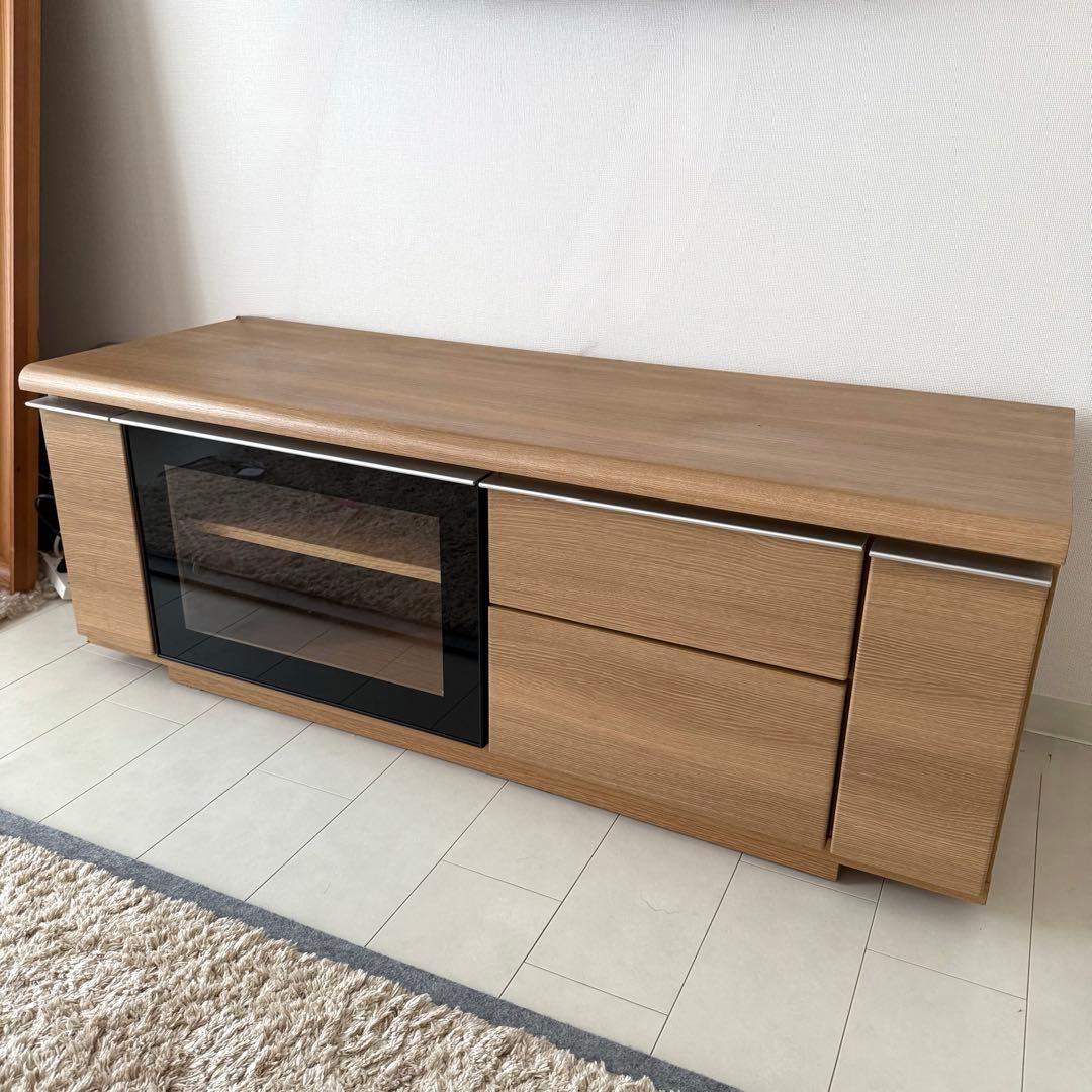 美品✨【ニトリ】テレビ台 ローボード 125cm パルサー 木目ライトブラウン