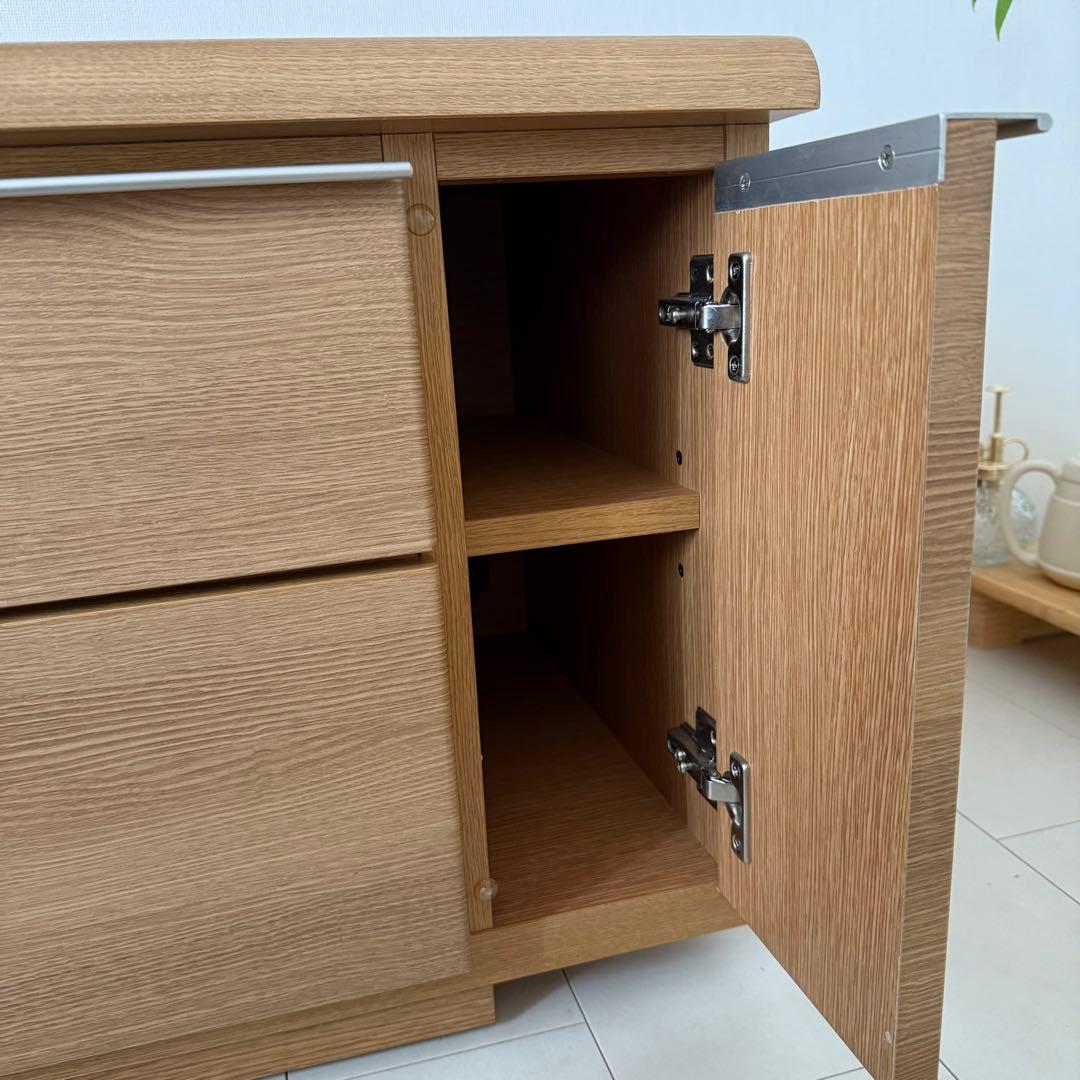 美品✨【ニトリ】テレビ台 ローボード 125cm パルサー 木目ライトブラウン