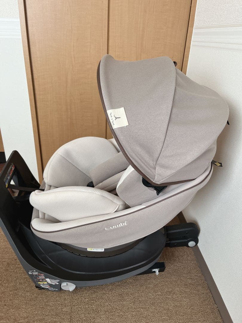 クルムーヴスマートISOFIX エッグショック tete a tete