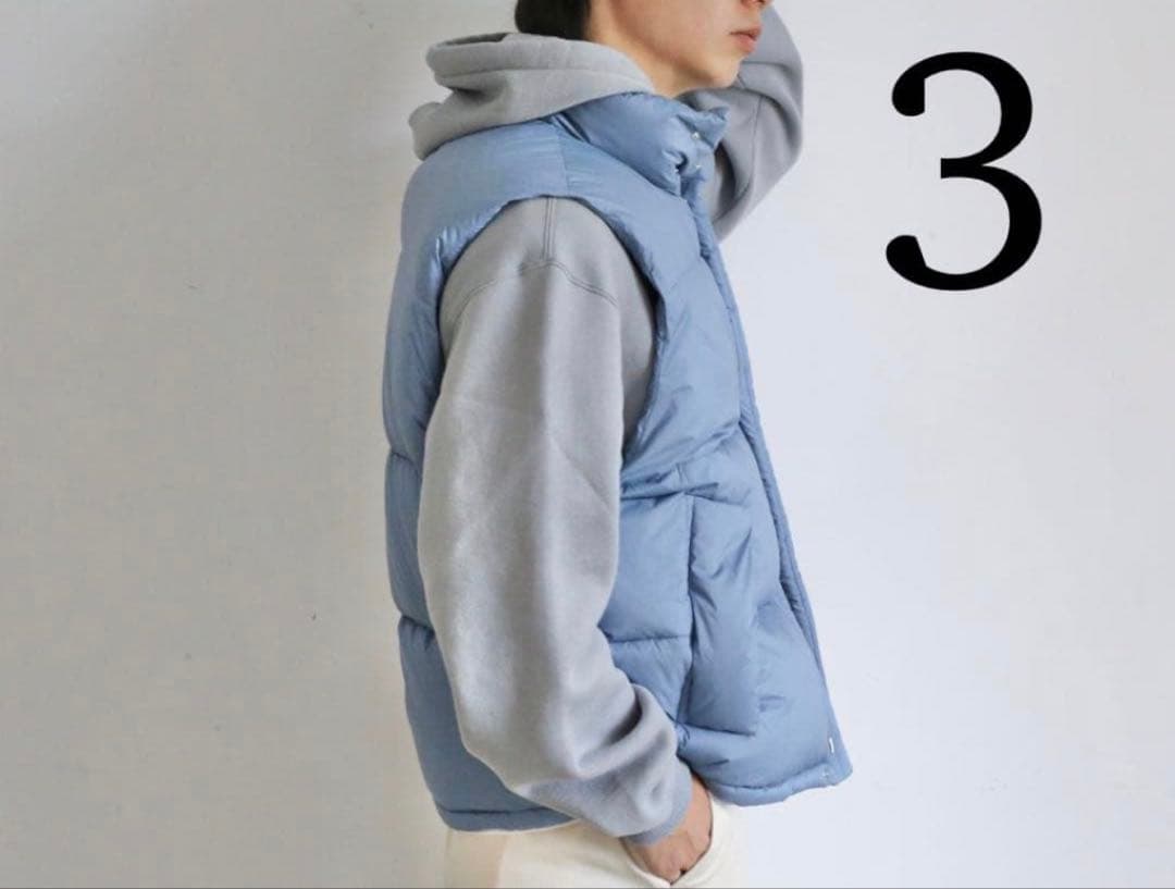 トップス SUPER LIGHT NYLON RIPSTOP DOWN VEST