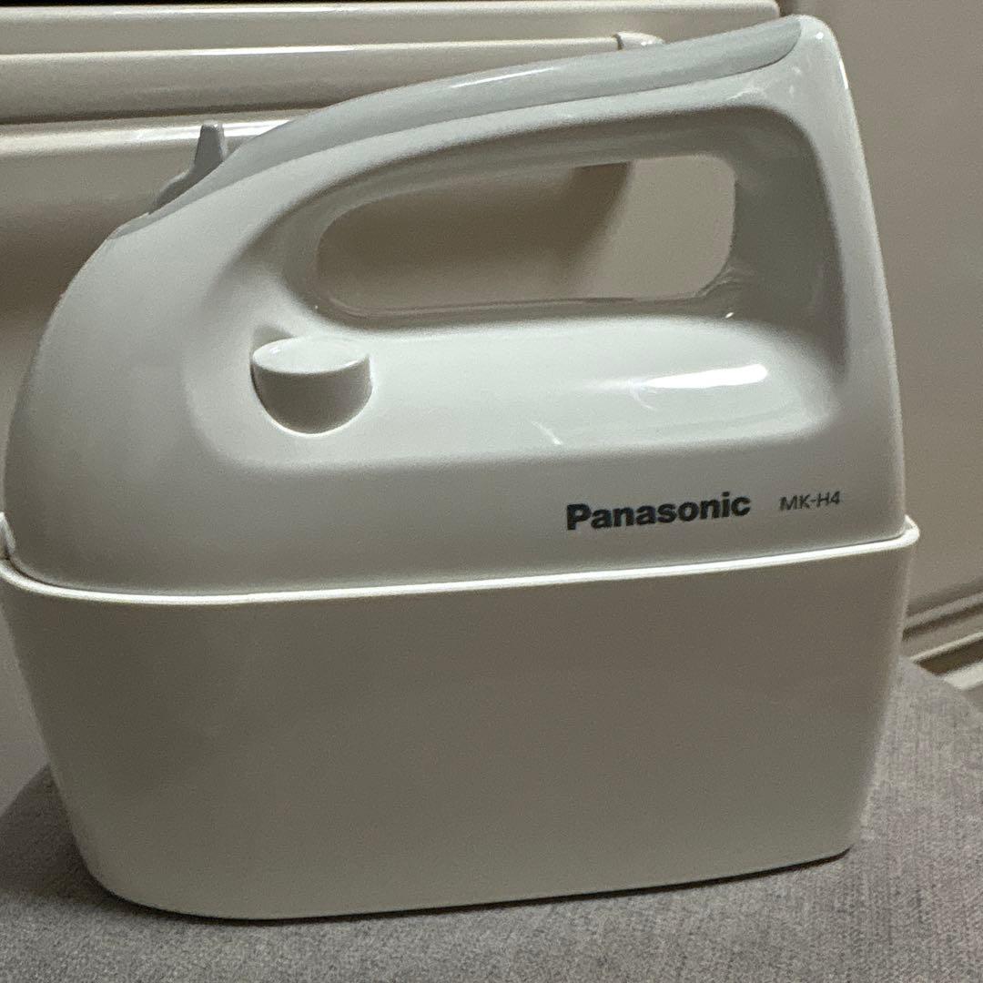 パナソニック ハンドミキサー 速度3段切り替え機能搭載 ホワイト MK-H4