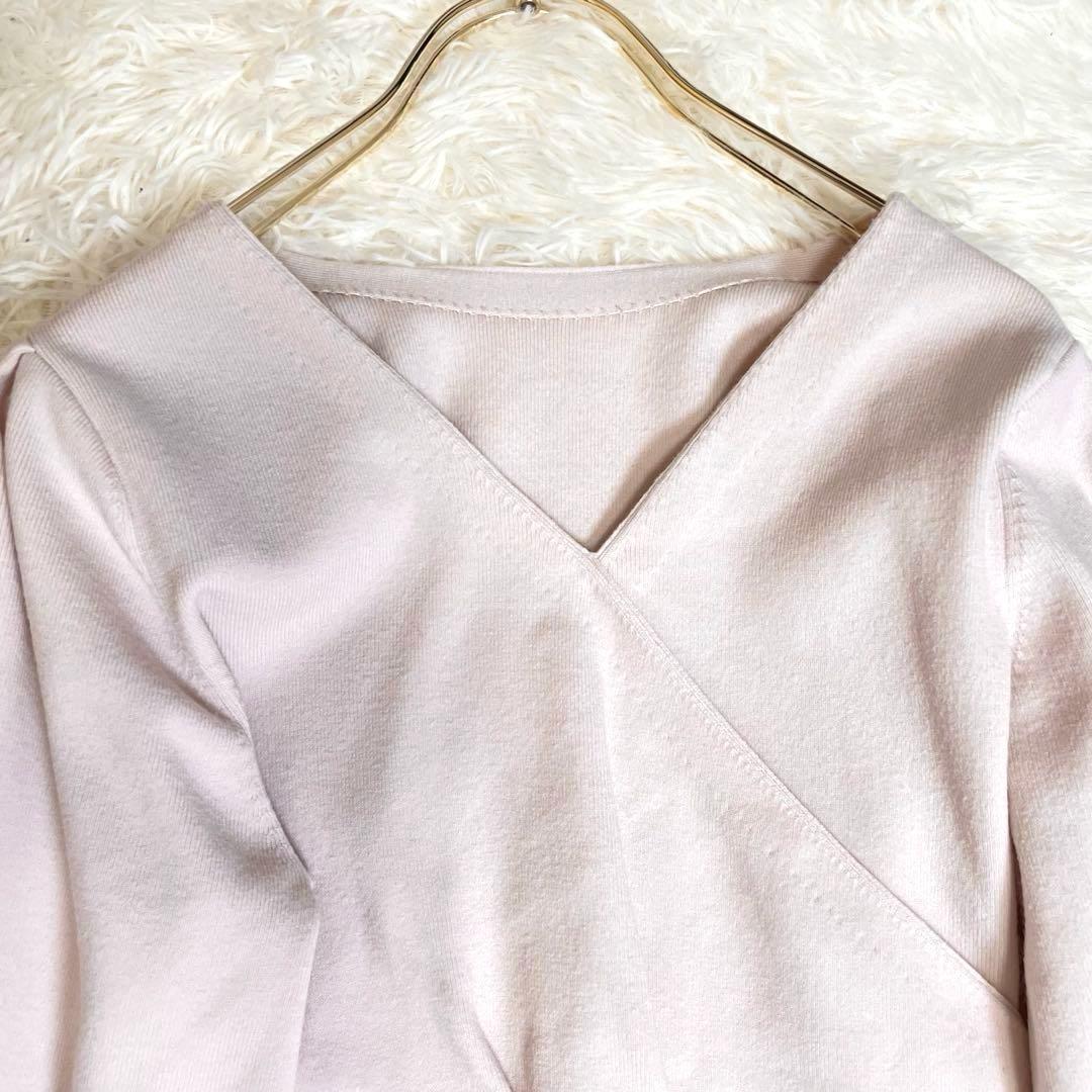 セルフォード カシュクールドッキングワンピース ライトピンク 36