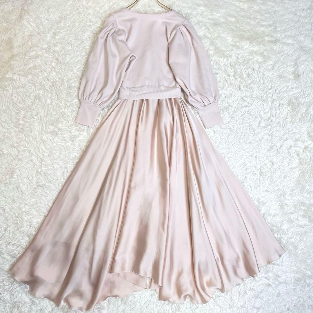 セルフォード カシュクールドッキングワンピース ライトピンク 36