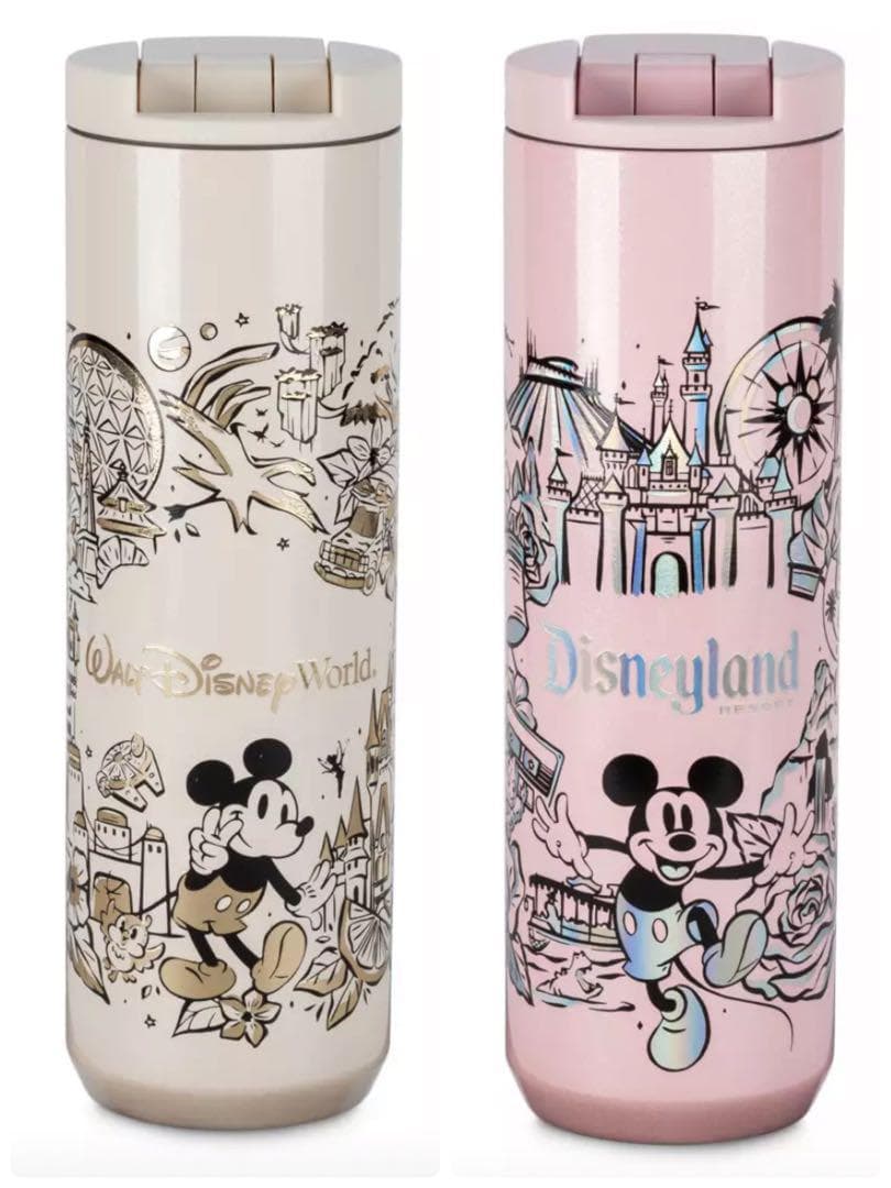 Disney ディズニーランド スターバックス ステンレスボトル ２点セット