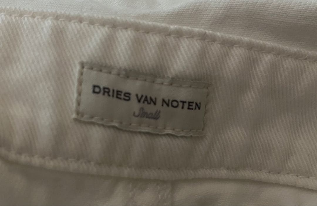 週末セール　DRIES VAN NOTEN ホワイトオーバーオール S