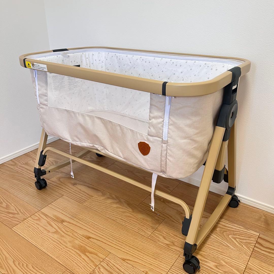 直接取引希望　セット品　ベビーベッド 折りたたみ 揺りかご　高さ調節　バウンサー