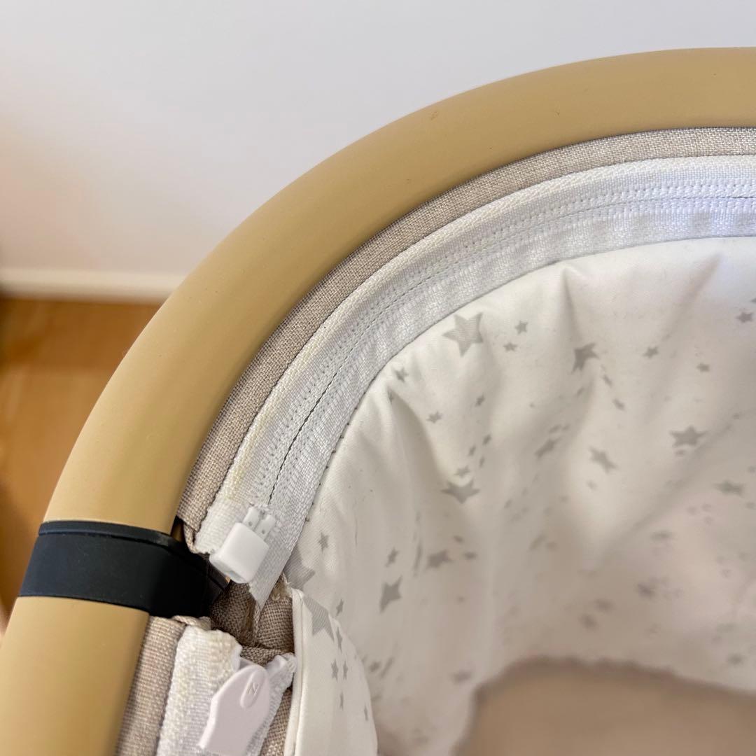 直接取引希望　セット品　ベビーベッド 折りたたみ 揺りかご　高さ調節　バウンサー