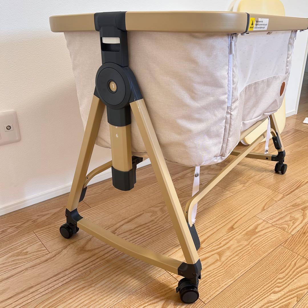 直接取引希望　セット品　ベビーベッド 折りたたみ 揺りかご　高さ調節　バウンサー