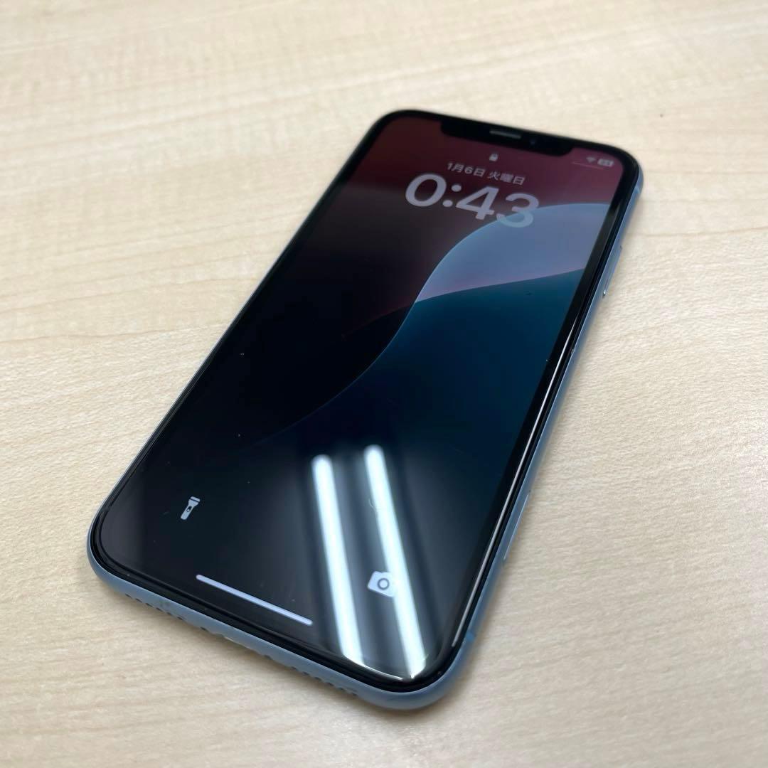 【T】Apple アップル iPhone XR 64GB ブルー スマートフォン