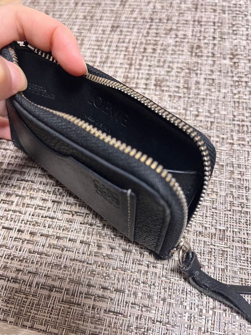 ロエベ　LOEWE カードケースブラック