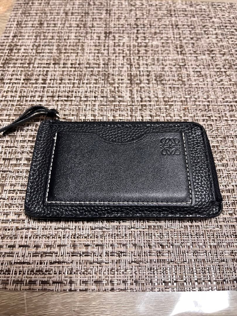 ロエベ　LOEWE カードケースブラック