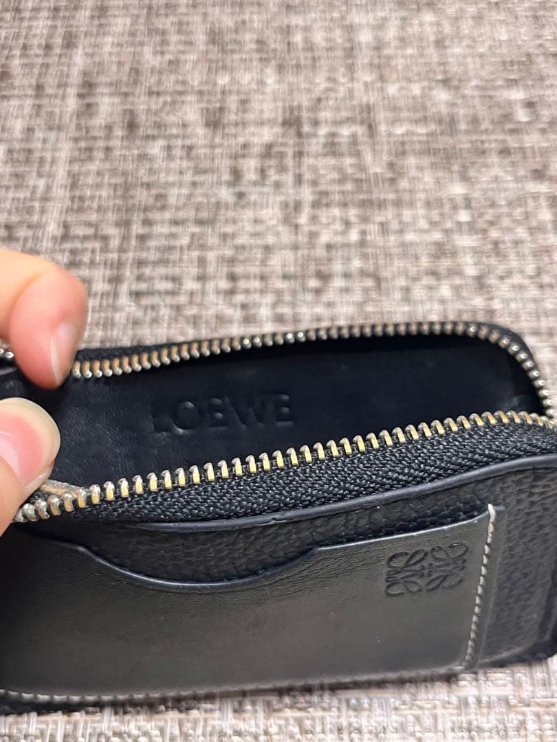 ロエベ　LOEWE カードケースブラック