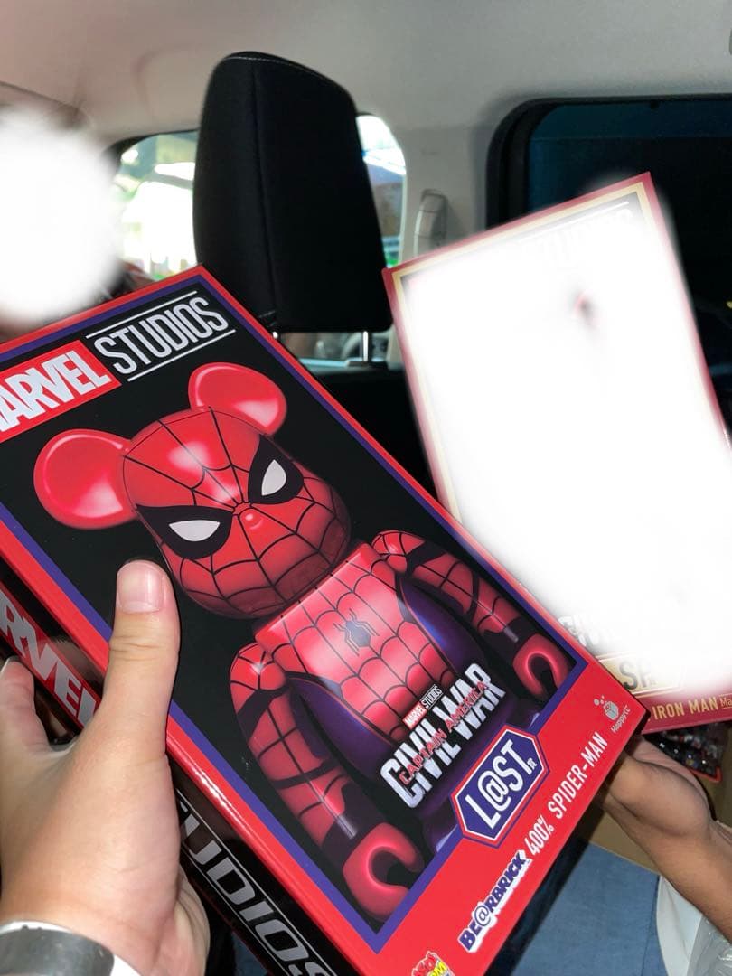 ピ*ー様 MARVEL BE@RBRICK 400% スパイダーマン 一番くじラ