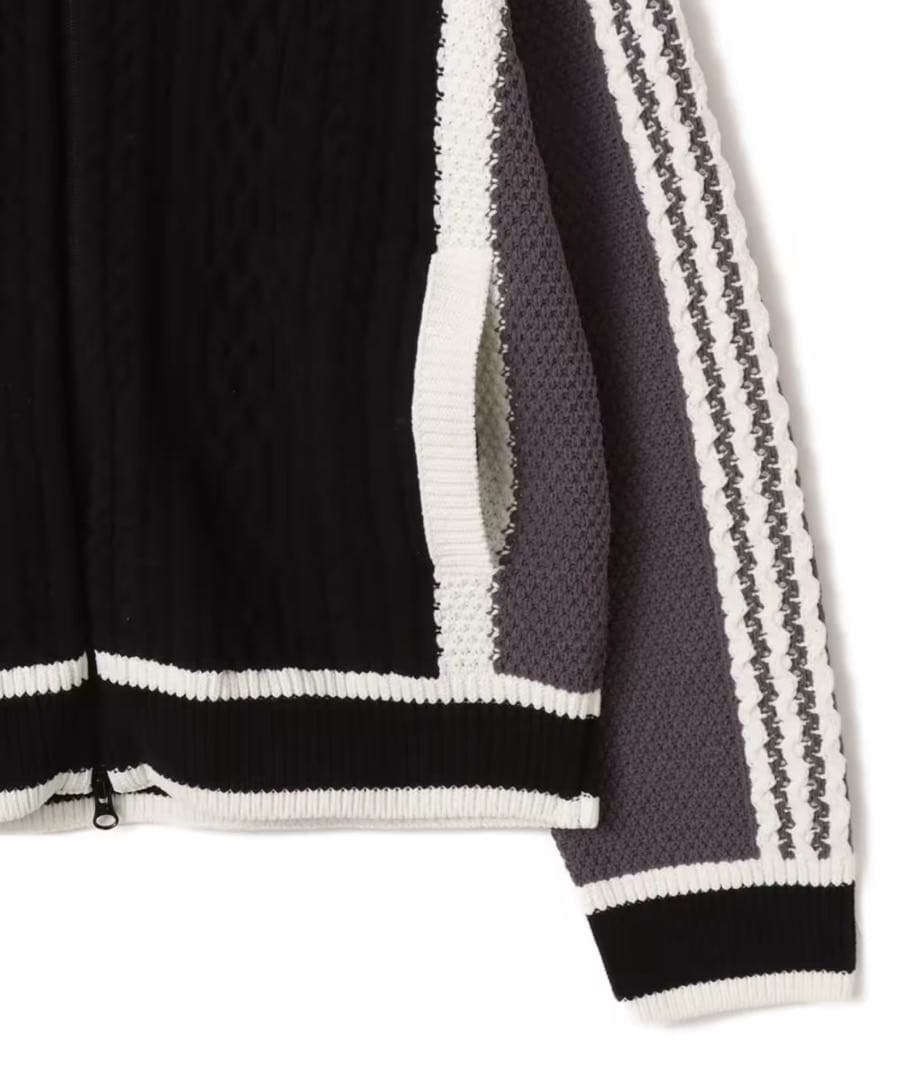 【ADIDAS】RETRO REMIX CARDIGAN BLACK アディダス