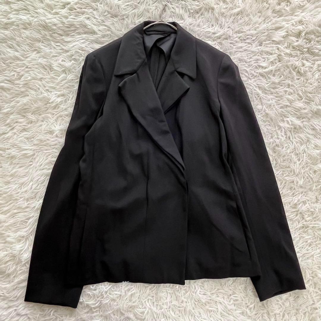 【美品】マックスマーラ 白タグ テーラードジャケット ダブル ベルト付き ウール