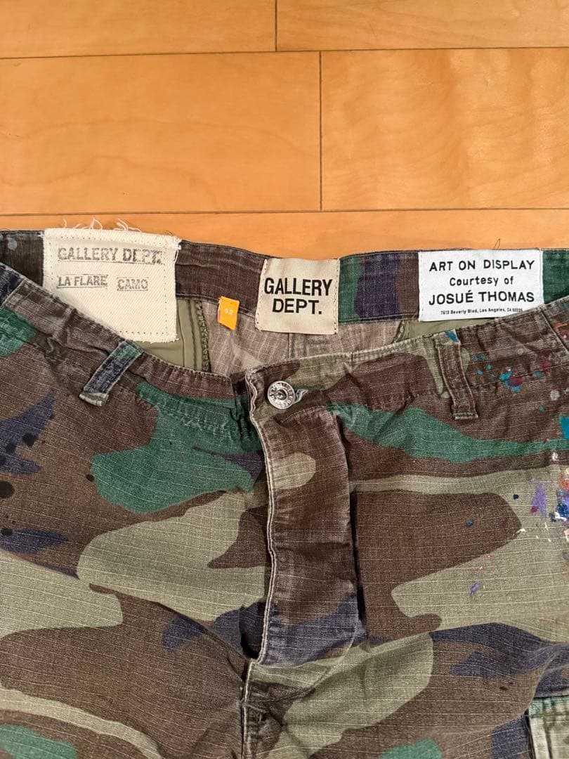 パンツ GALLERY DEPT La Flare Camo