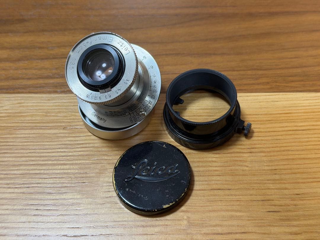 Leica ショートニッケルエルマー 5cm f/3.5 フード他