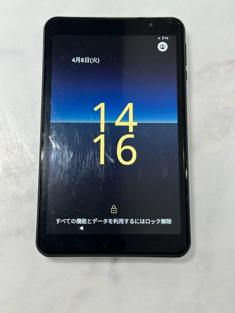 [ジャンク]アイリスオーヤマ タブレット TE08D2M64-V1B 8インチ