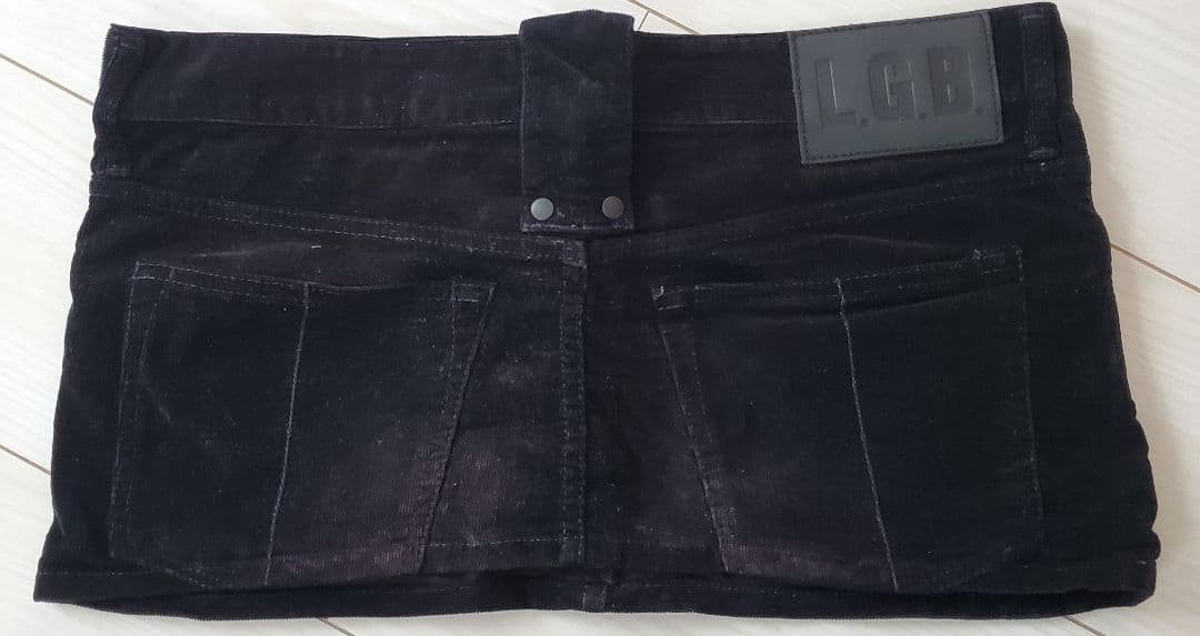 LGB　ルグランブルー　ミニスカート　コーデュロイ