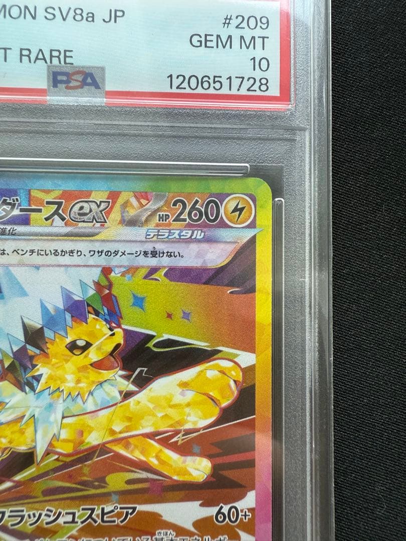 サンダースex SAR SV8aテラスタルフェスex 209/187 PSA10