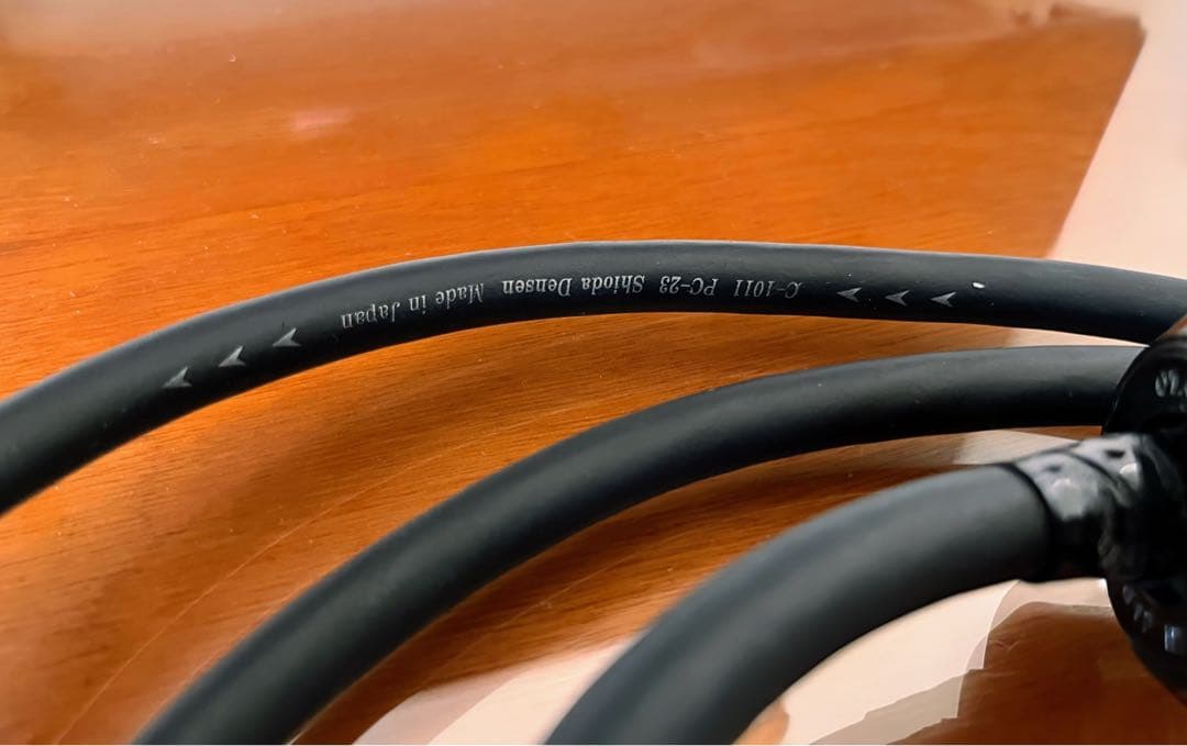 【しなやかで美しい音】電源ケーブル C1011+P-004/-C004