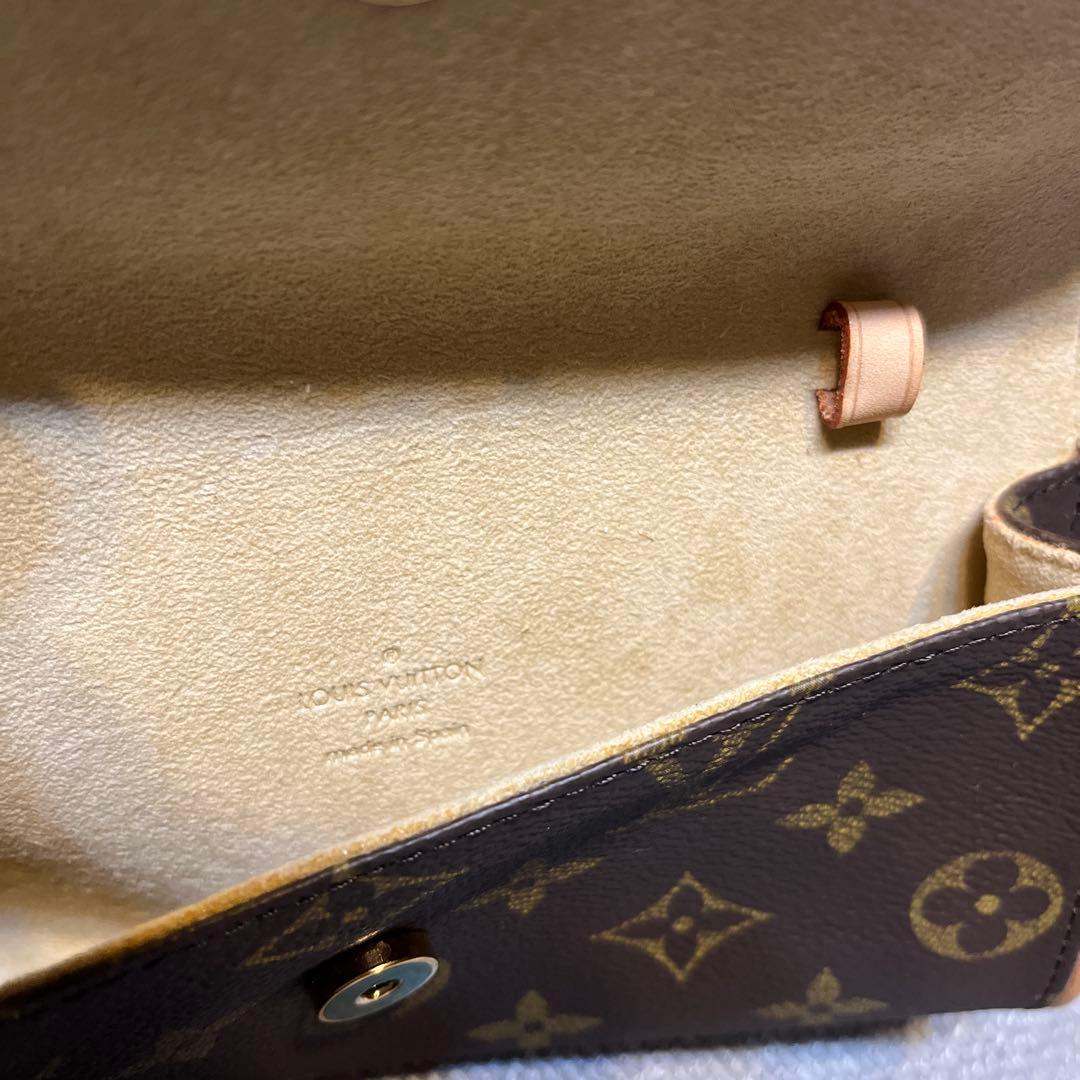 【LOUIS VUITTON】ヴィトン ポシェットツインPMモノグラム極美品！
