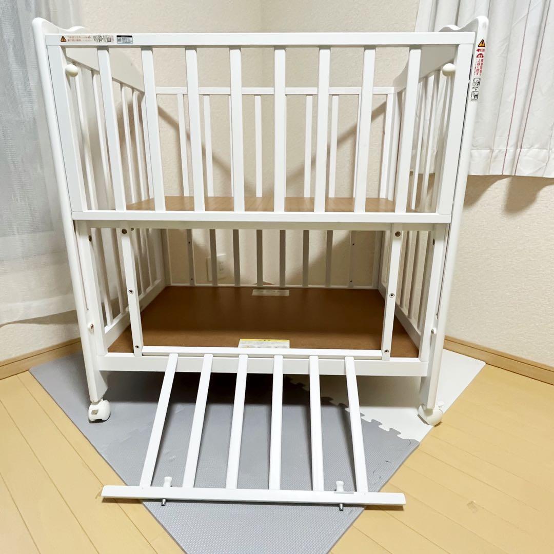 【一点限り❣️便利❣️】カトージ　ミニベビーベッド　ミニタチベッド⭐︎ もぬく