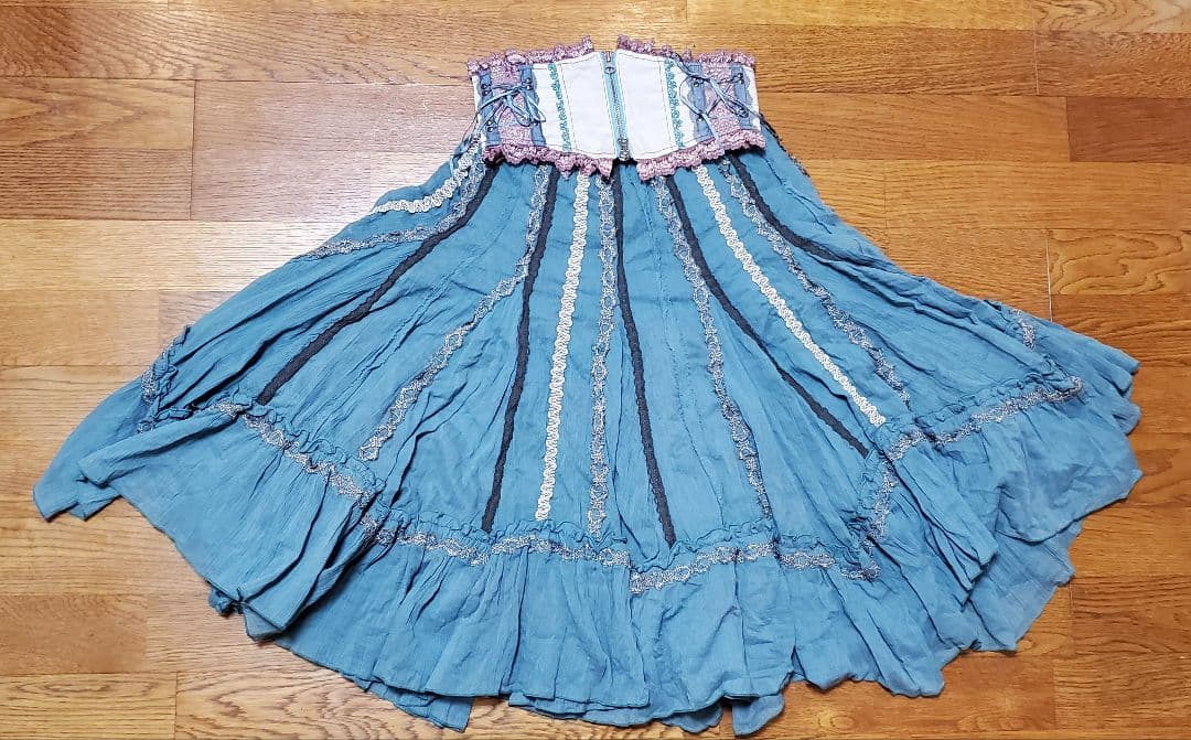 【希少】OZZ　ANGELO　コルセットフレアスカート　OZZ ONESTE