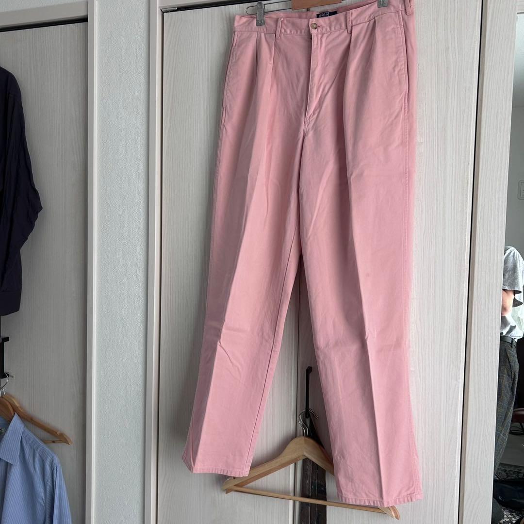 polo Ralph Lauren ポロチノ ピンク 正方形タグ usa パンツ