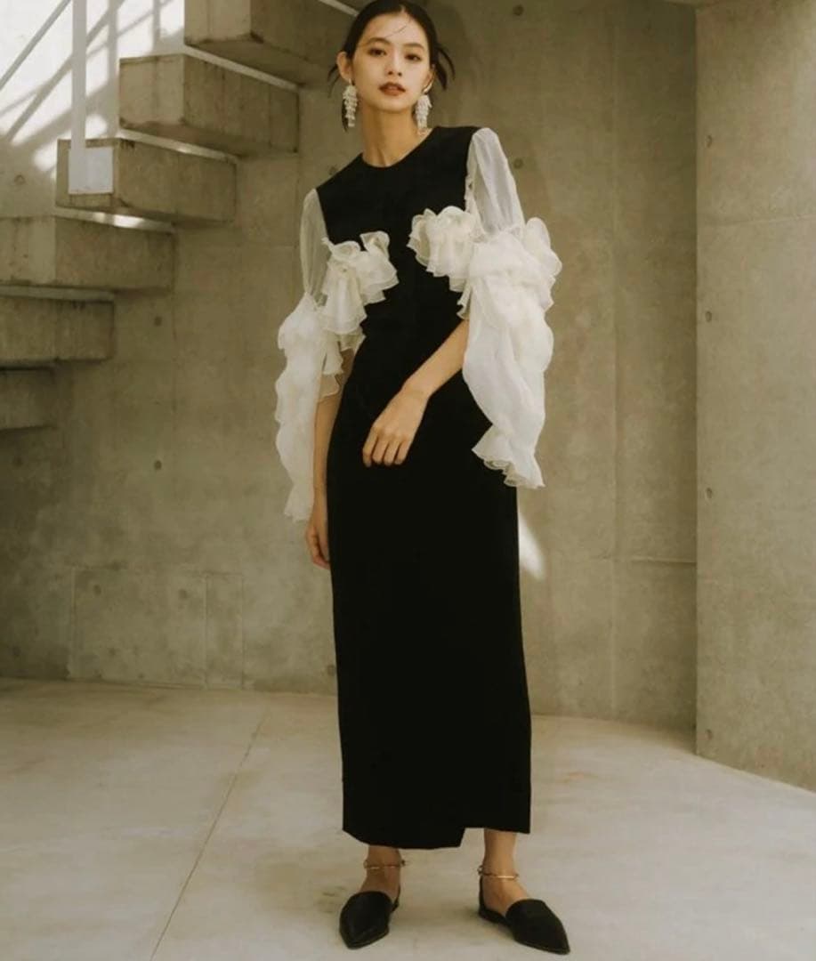 スーツ・フォーマル・ドレス KnuthMarf 2way chiffon docking one piece