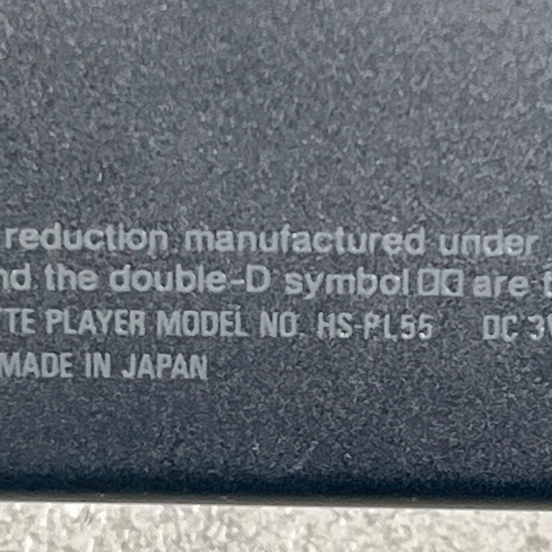 AIWA アイワ カセットプレーヤー HS-PL55 ブラック 外観美品
