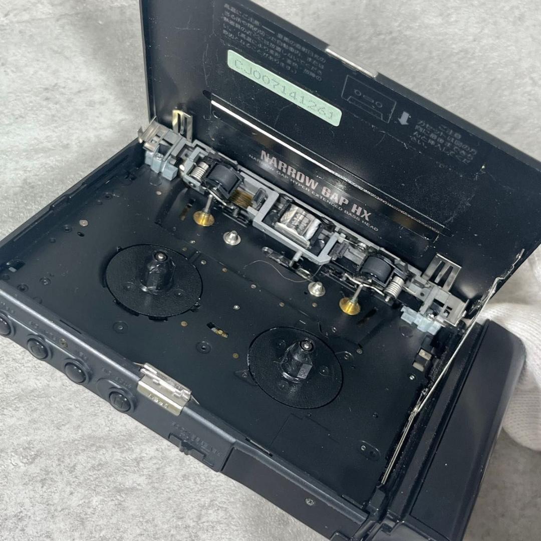 AIWA アイワ カセットプレーヤー HS-PL55 ブラック 外観美品