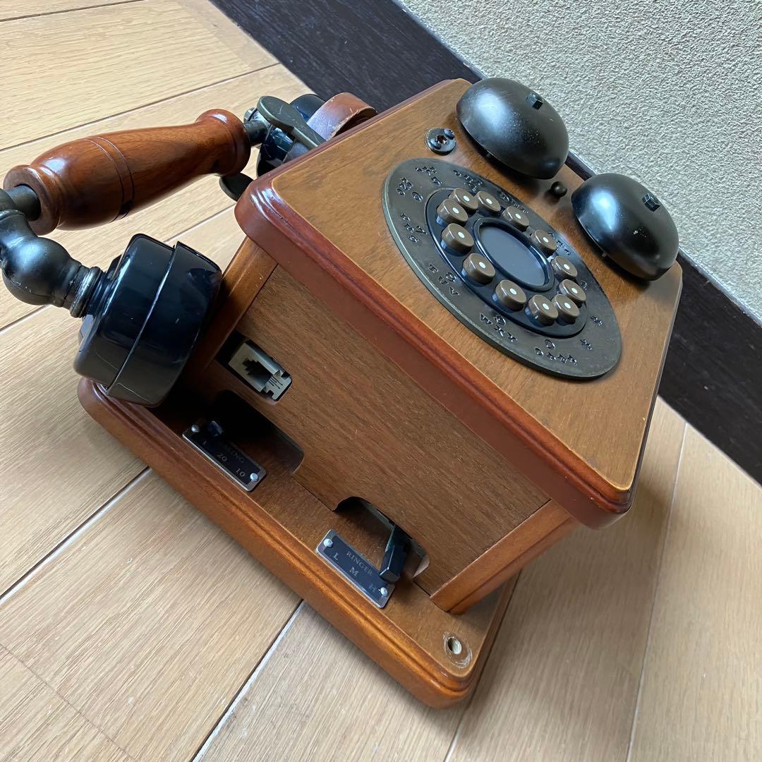 ユピテル　電話機　昭和レトロ　アンティーク　ヴィンテージ　インテリア　小道具