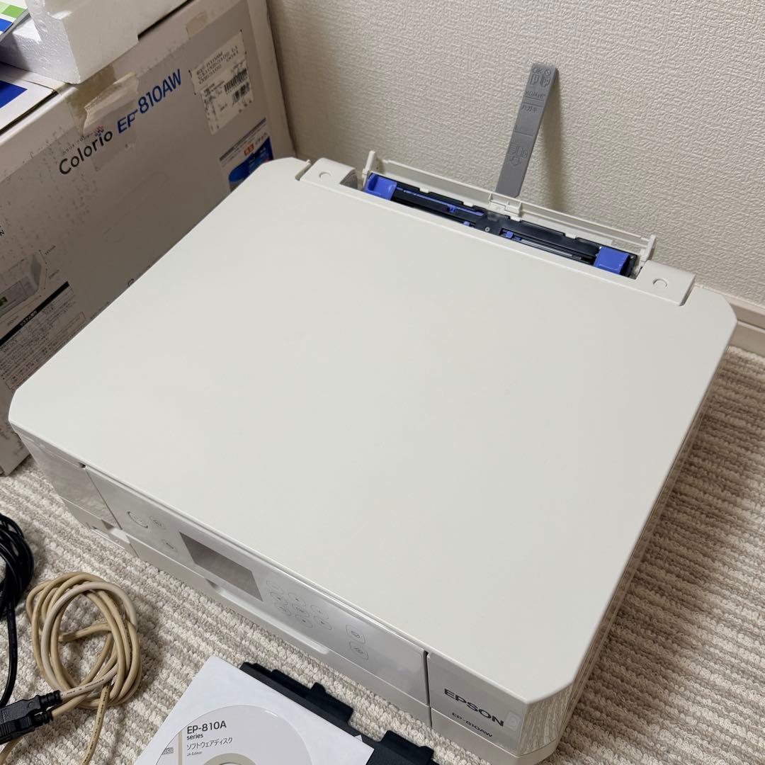EPSON EP-810AW インクジェットプリンター エプソン 白 ジャンク