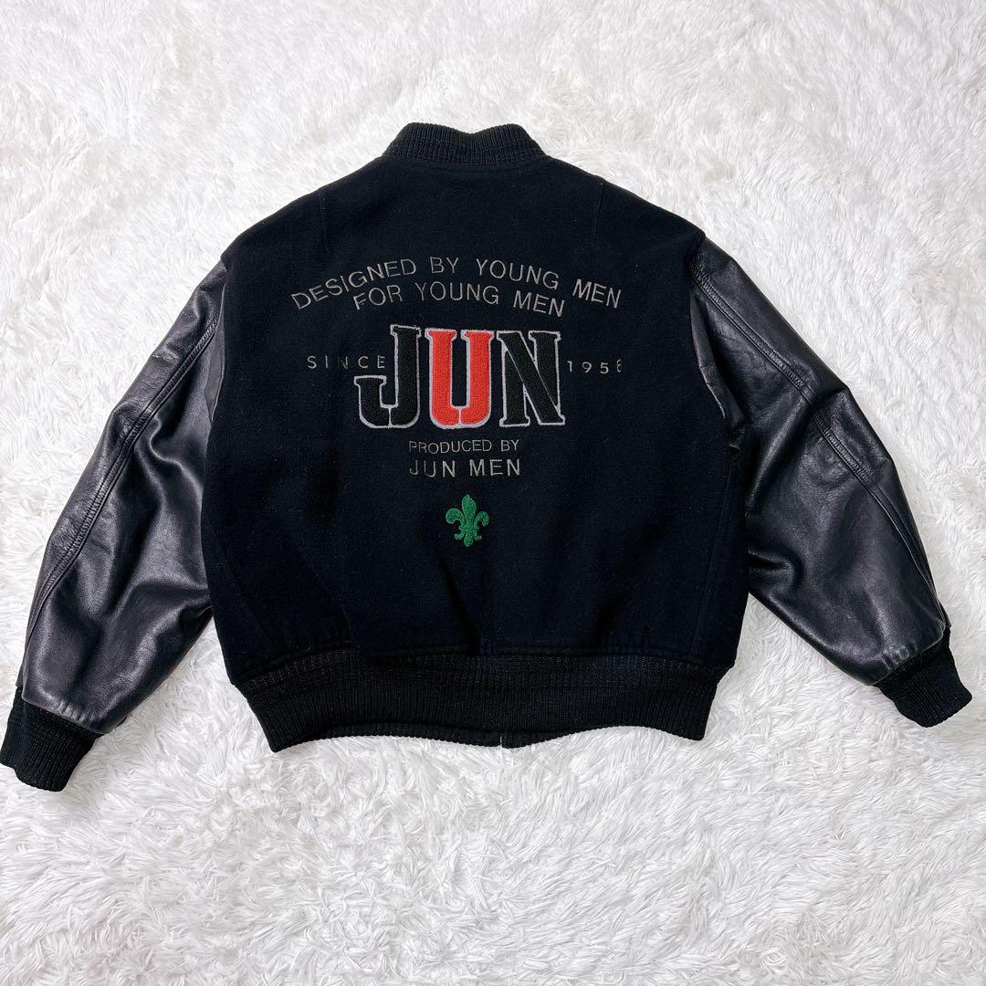 ジュンメン　90s　JUN MEN　レザースタジャン　VANパロ　ヴィンテージ