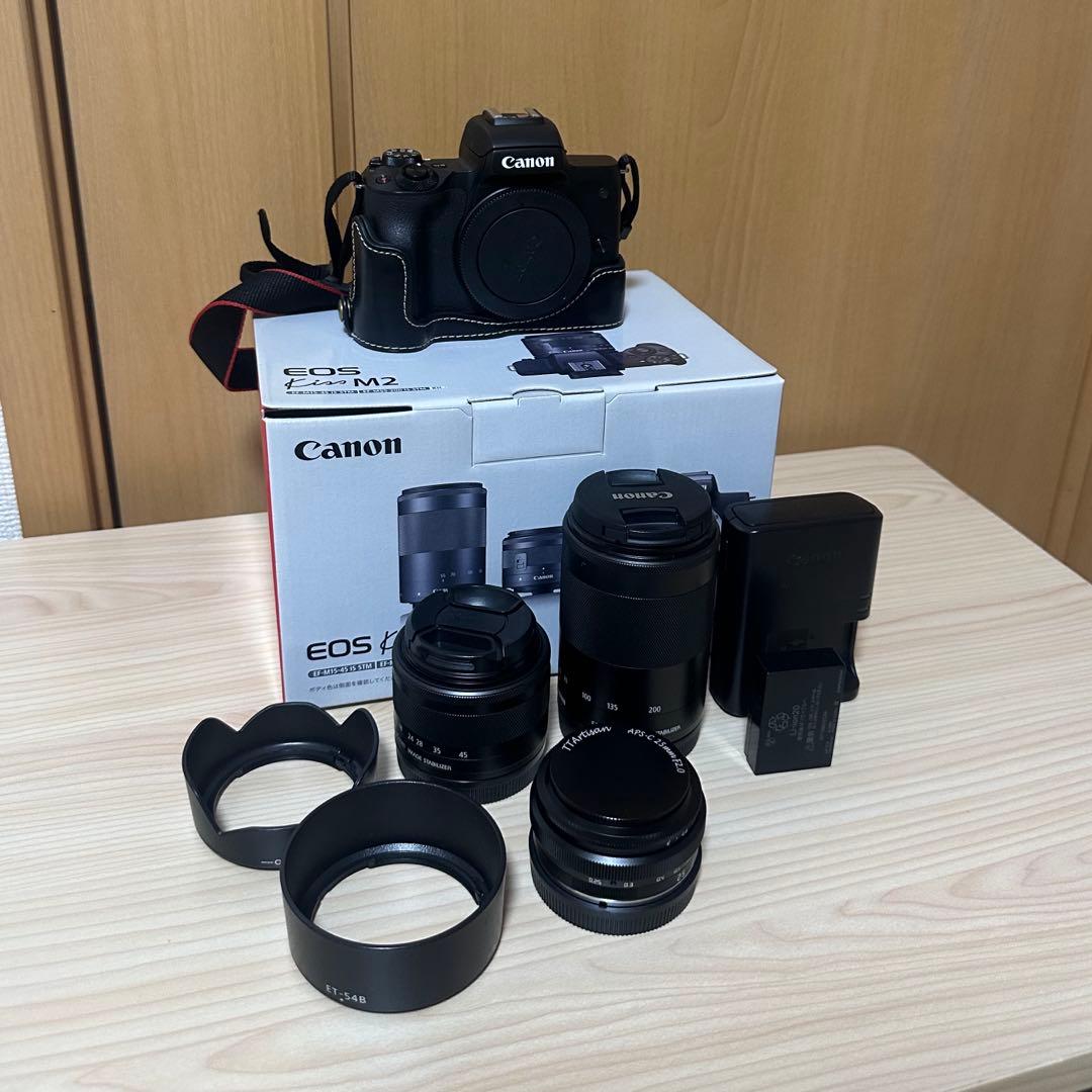 K*U様 Canon EOS Kiss M2ダブルズームセット+おまけ