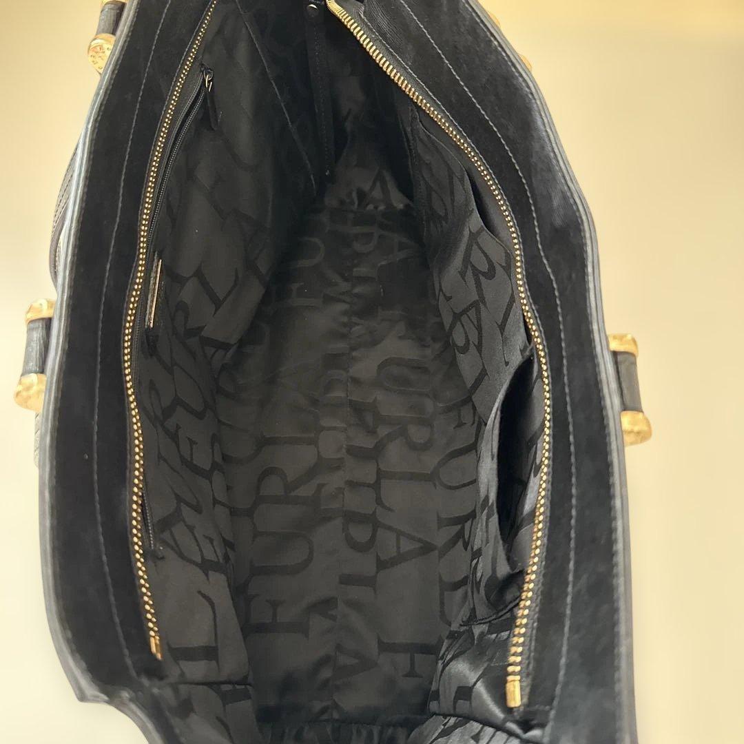 FURLAトートバッグ ブラックA4 サイズ