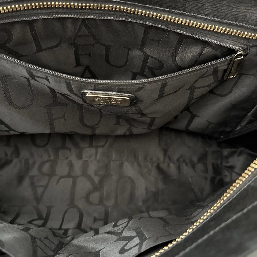 FURLAトートバッグ ブラックA4 サイズ