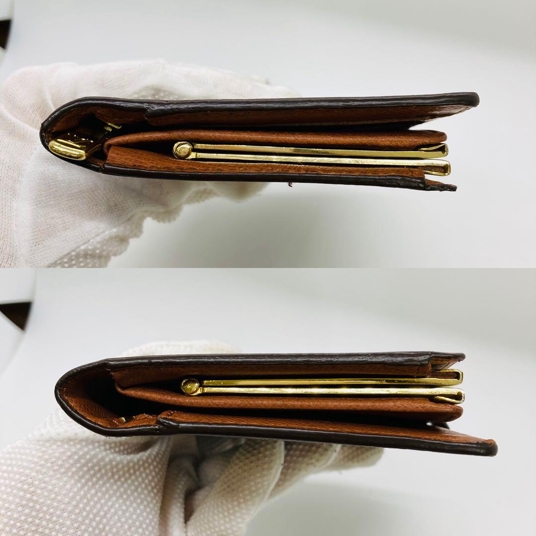 ルイヴィトン モノグラム コンチネンタル クラッチ がま口 長財布 A866