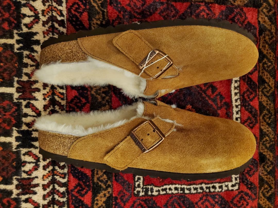アツシ BIRKENSTOCK BOSTON shearling ミンク