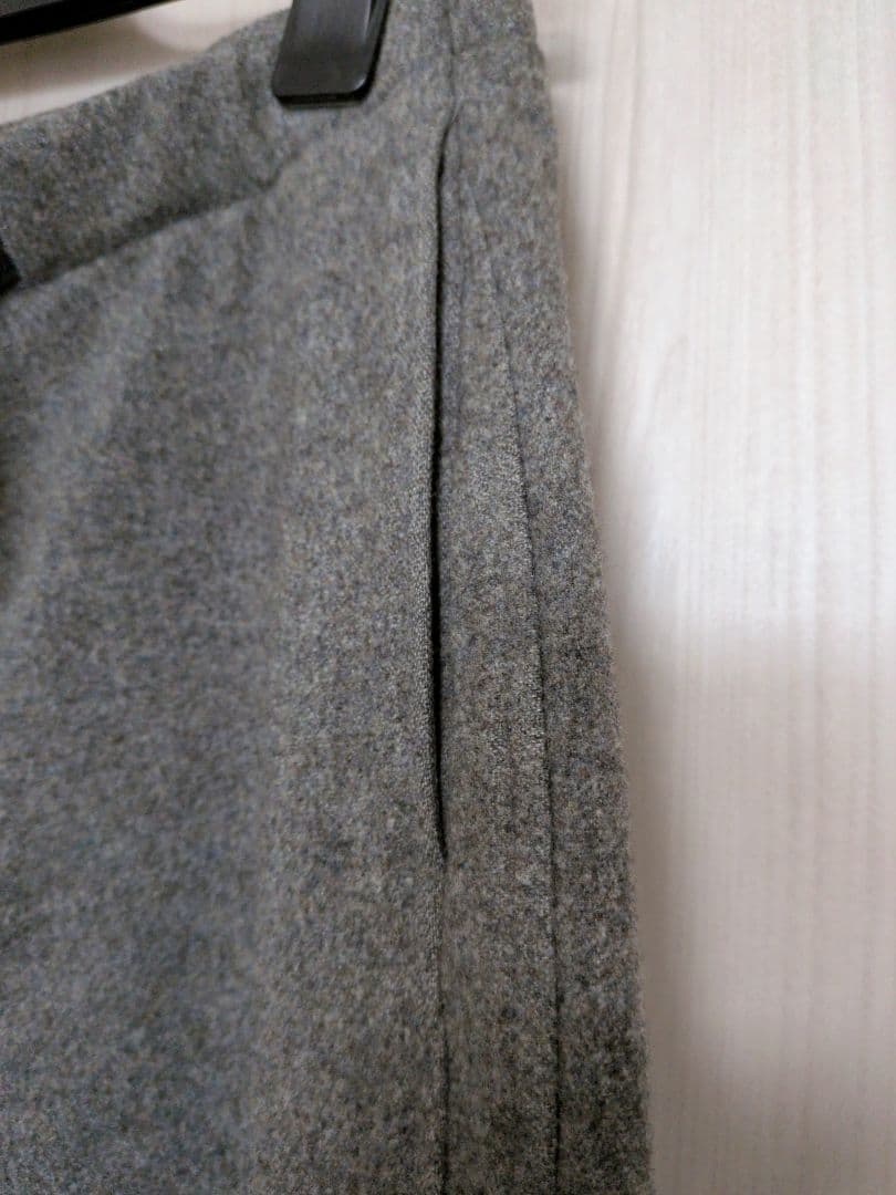 メンズ　ジルサンダー　JILSANDER ライトグレー ワイドパンツ