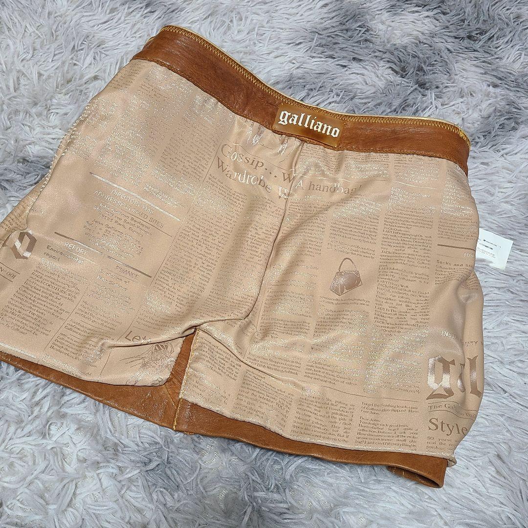 激レア✨　ガリアーノ　ラムレザー　スタッズ　スカート　ヴィンテージ　y2k