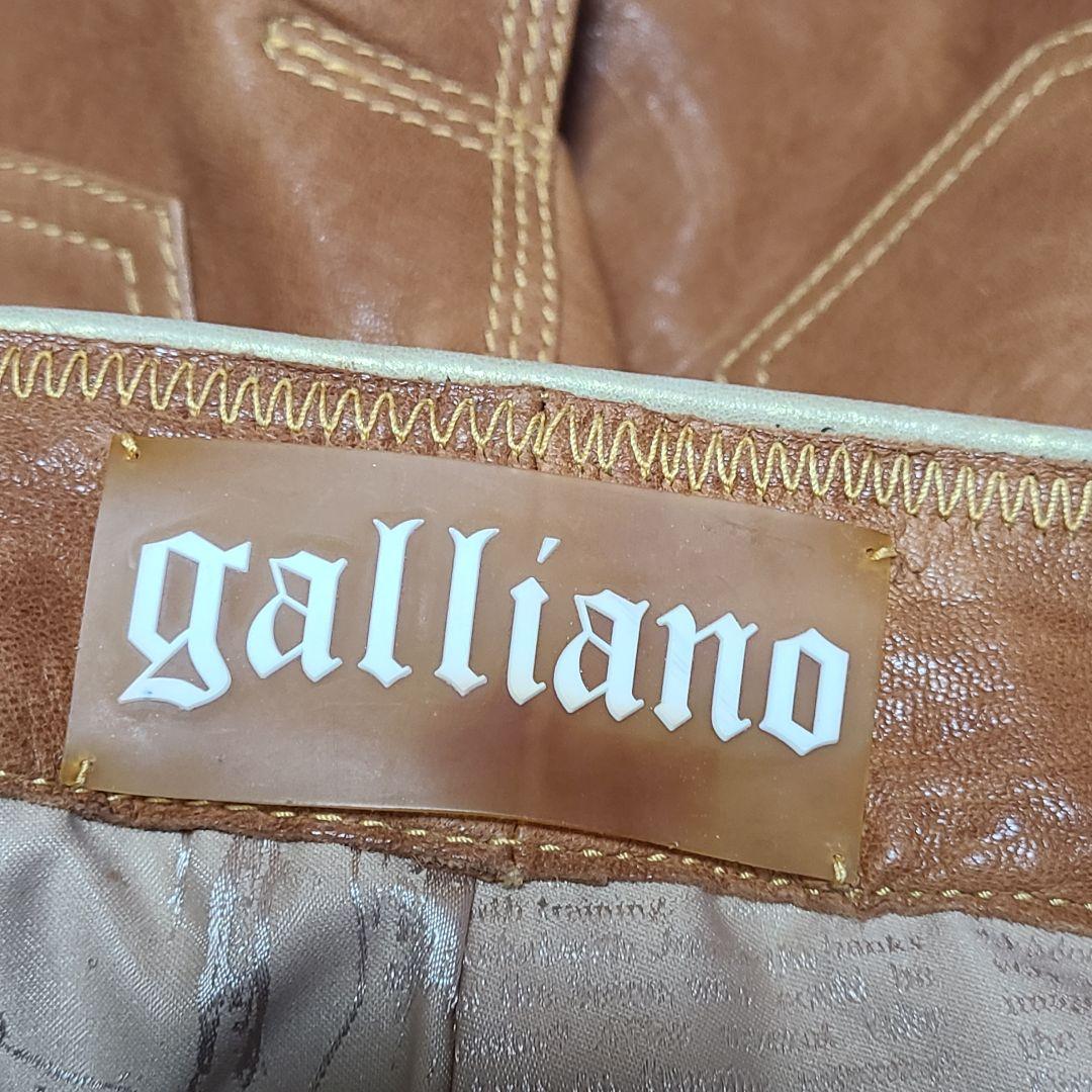 激レア✨　ガリアーノ　ラムレザー　スタッズ　スカート　ヴィンテージ　y2k