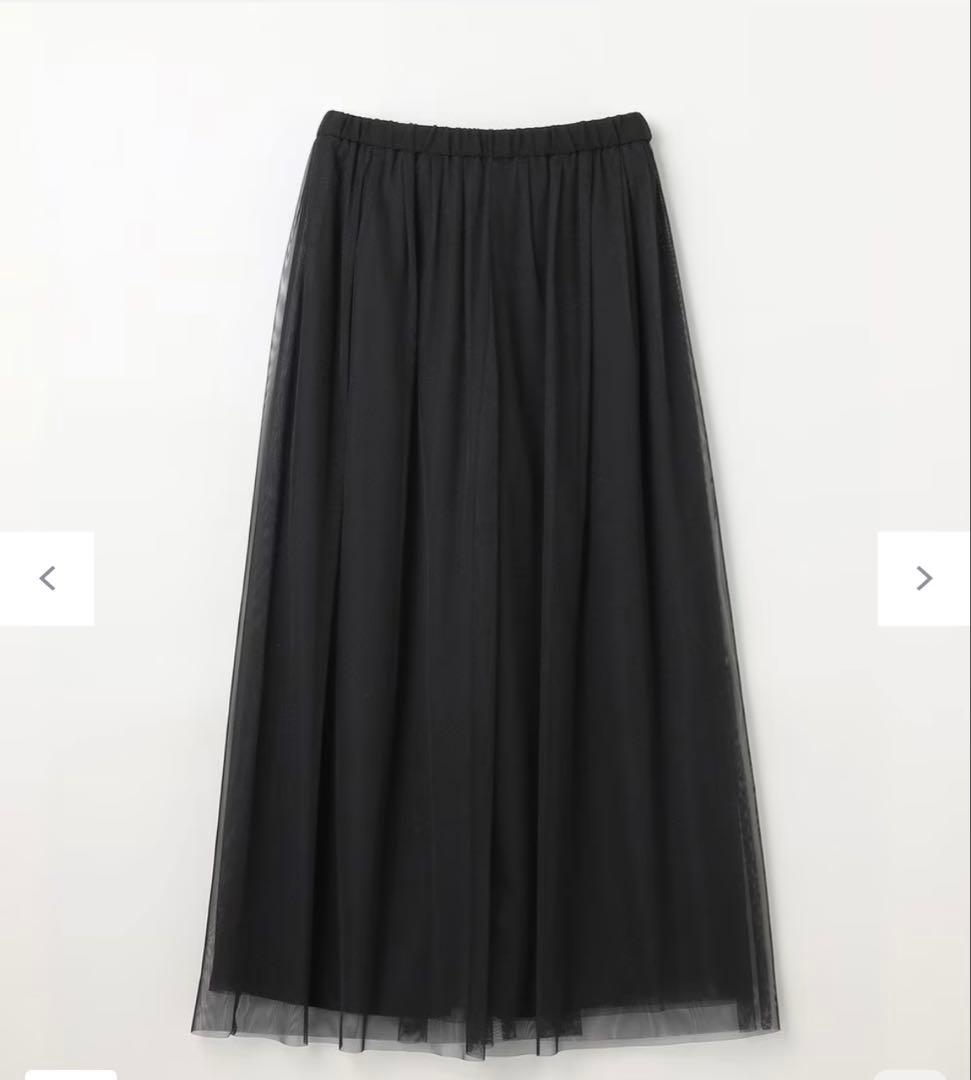 新品グレースコンチネンタルチュールレイヤードパンツブラック サイズ36