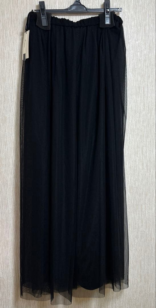 新品グレースコンチネンタルチュールレイヤードパンツブラック サイズ36