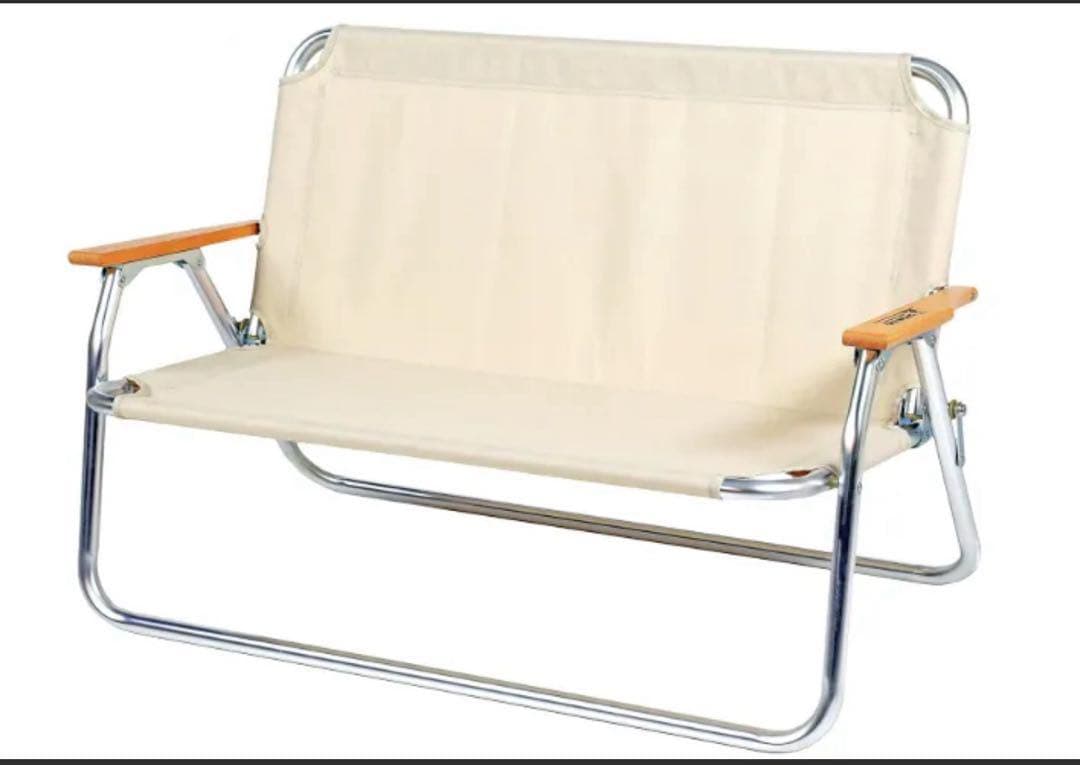 キャプテンスタッグ CSクラシックス アルミ背付きベンチ