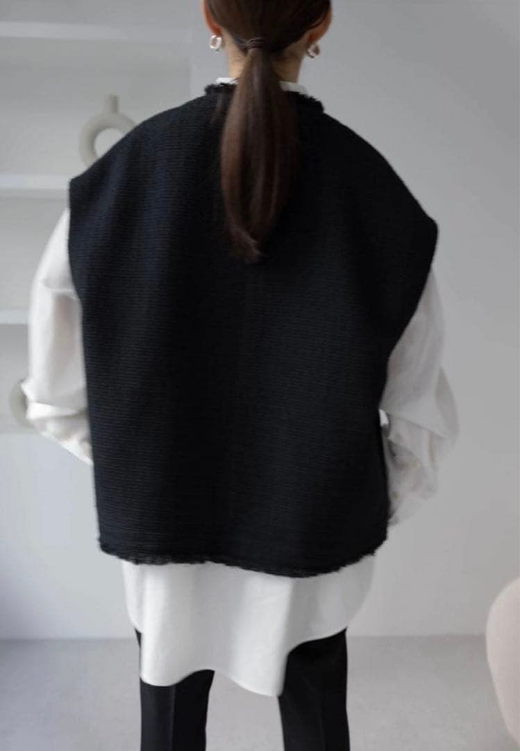 MIE　na.e ツイードジレ　ベスト